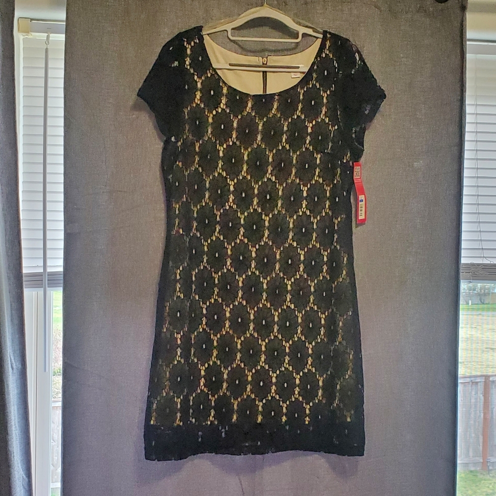 Elegant Black Lace Dress